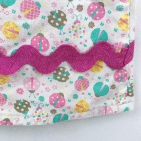 Vintage Ladybug Print Summer Dress 24 mos - Picture 3 of 8